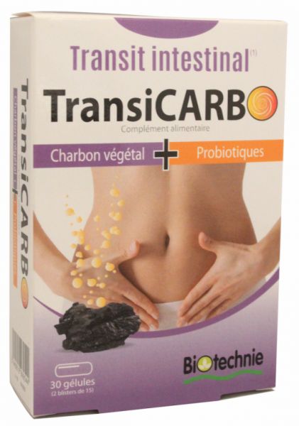 Transicarbo 30 Cápsulas - BIOTECHNIE