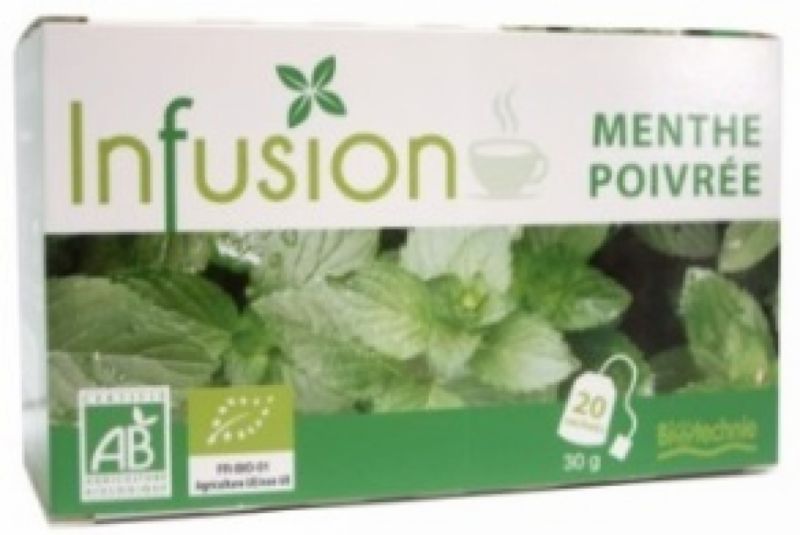 BIO Peppermint Infusion 20 Filters - BIOTECHNIE