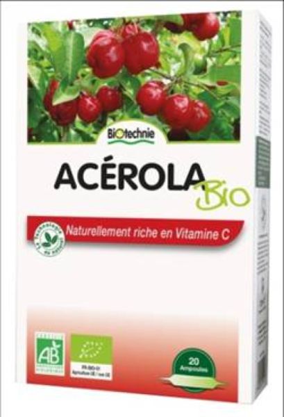 Acerola BIO 20 Ampollas - BIOTECHNIE