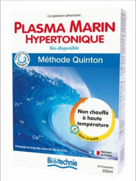 Plasma Marin Hipertonic 20 Ampollas - BIOTECHNIE