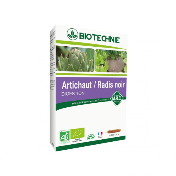 Black Radish Artichoke BIO 20 Phials - BIOTECHNIE