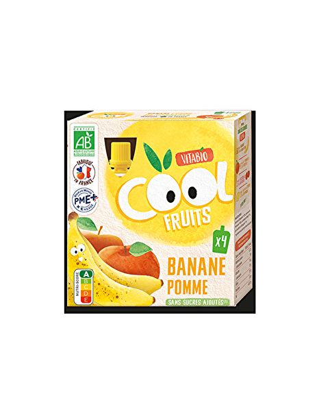 Manzana Plátano BIO 4 X 90 g - BABYBIO