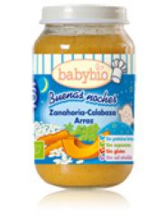 köpa BABYBIO Buenas Noches Morotspumpa ekologiskt ris 200 g Förbi 1,90€