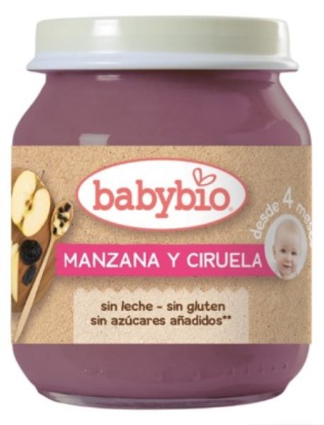 BIO Apfelpflaumenglas 130 g - BABYBIO