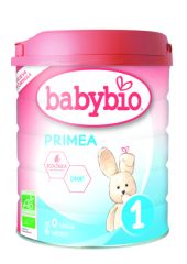 Acheter BABYBIO Lait de Vache Primea 1 BIO 0-6 Mois 800 g Par 19,90€