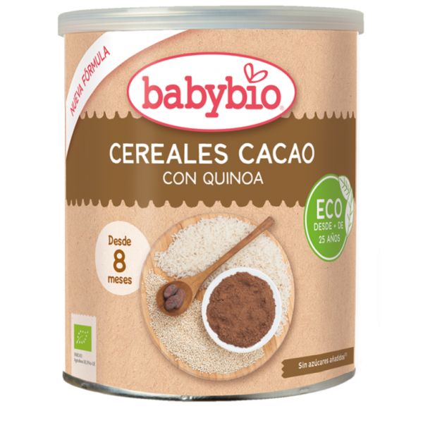 Cocoa and Quinoa BIO Cereals 220 g - BABYBIO