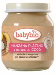 köpa BABYBIO BIO Äppel Banan Kokos Potito 130 g Förbi 1,50€