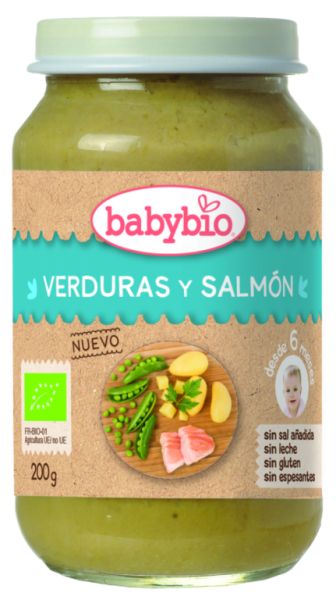 BIO Lachs Glas 200 g - BABYBIO