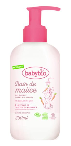 BIO Gel Bagno Capelli e Corpo 250 ml - BABYBIO