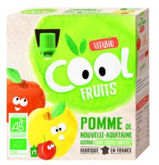 Buy BABYBIO Cool Fruits Apple BIO 4 x 90 g By 3,60€