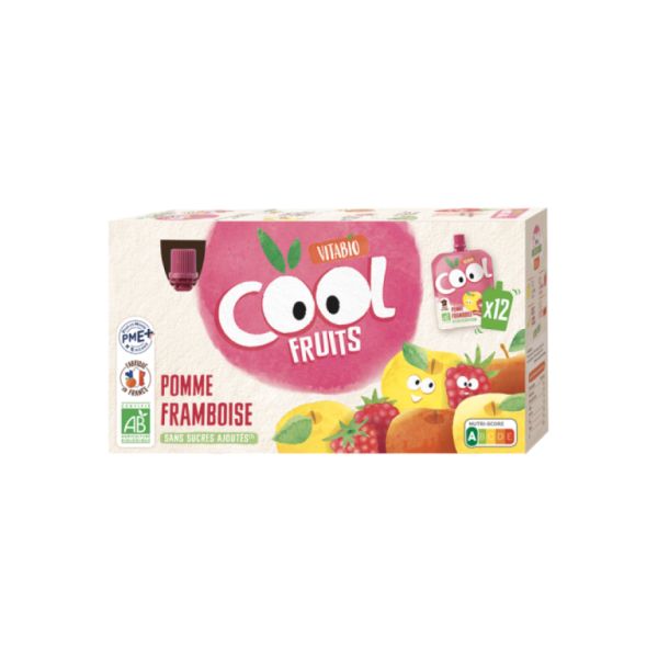 Cool Fruits Mela Lampone BIO Confezione 12 X 90 g