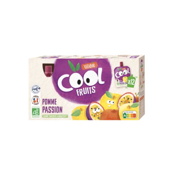 Cool Fruits Apfel Passionsfrucht BIO 12 X 9o g