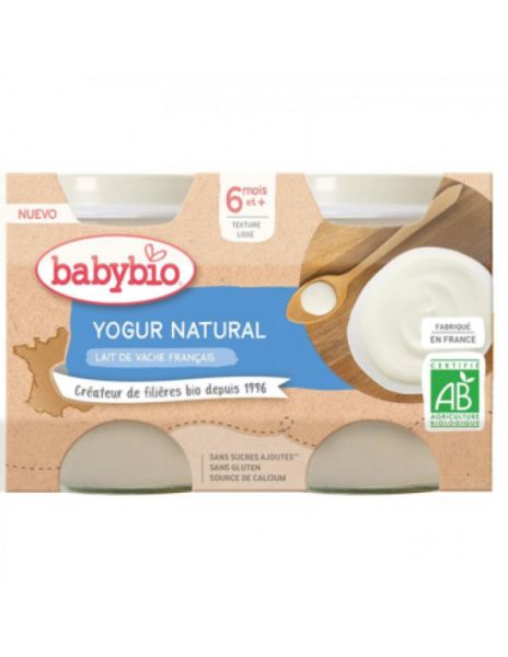 Natuurlijke Koeienyoghurt 2X130 g - BABYBIO