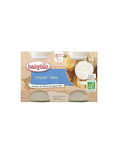 Iogurte de Pêra e Canela 2 de 130 g - BABYBIO