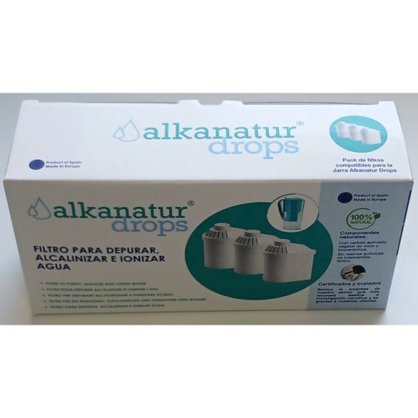 Pack de 3 filtres alkanatur drops - ALKANATUR Img 2