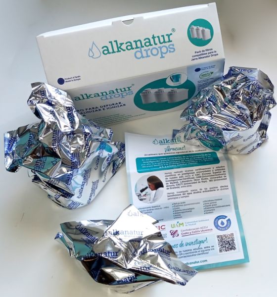 Packung mit 3 Alkanatur-Tropfenfiltern - ALKANATUR Img 6