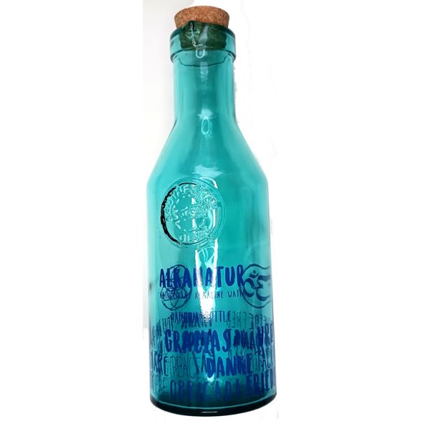 Ampolla de vidre blau Harmony Bottle - ALKANATUR Img 2