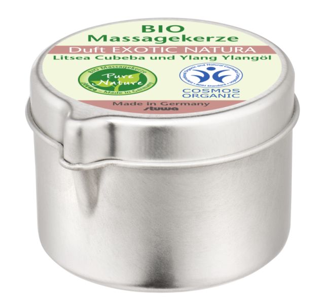 EXOTIC BIO MASSAGE CANDLE YLANG YLANG GRAPEFRUIT LITSEA