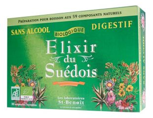 Acheter ST. BENOIT ELIXIR SUÉDOIS BIO BLISTERS 20 ampoules BIO Par 22,15€