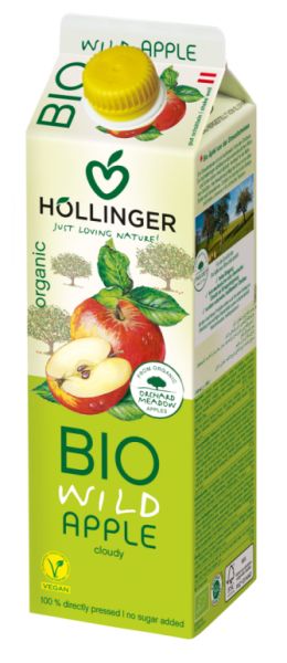 Jus de Pomme Sauvage Bio 1 l - HOLLINGER