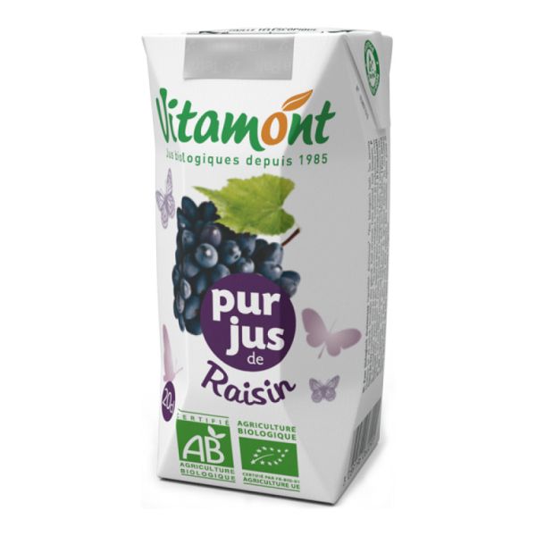 JUS DE RAISIN NOIR VITAMONT 6 X 20 CL - VITAMONT