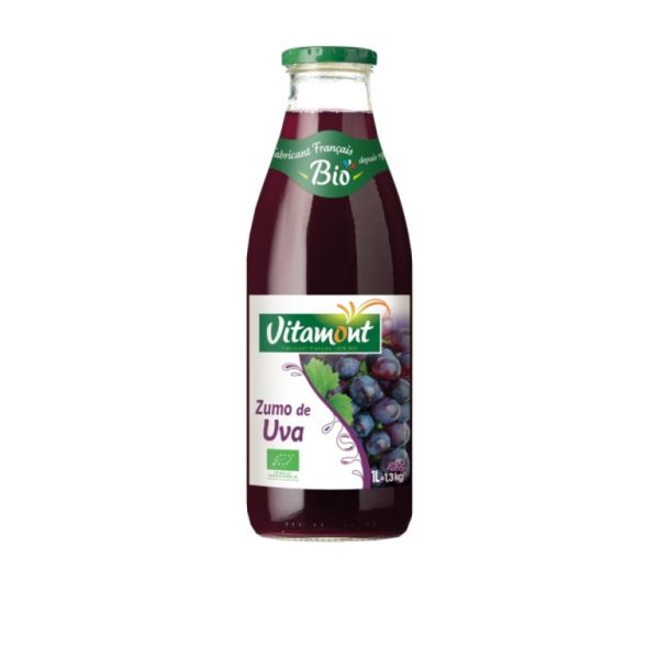 BIO svart druvjuice 1 L - VITAMONT