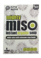 Buy KING SOBA Miso Soup and Edamame Seeds Gluten Free Bio By 5,92€