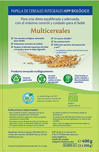 Multigrains Bio 400 g - HIPP Img 2