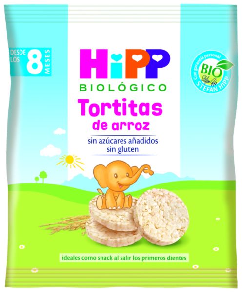 Coquetes d'Arròs amb Poma Bio 30 g - HIPP