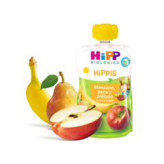 Buy HIPP Organic Apple, Pear and Banana Pouches 100 g By 1,79€