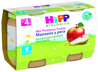 Buy HIPP Organic Apple and Pear Jar 125 g By 1,75€