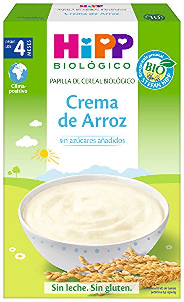 Crema d'Arròs Sense gluten Bio 400 g - HIPP