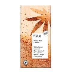 Comprar VIVANI Chocolate blanco cáñamo caramelo sal bio 80g Por 2,99€