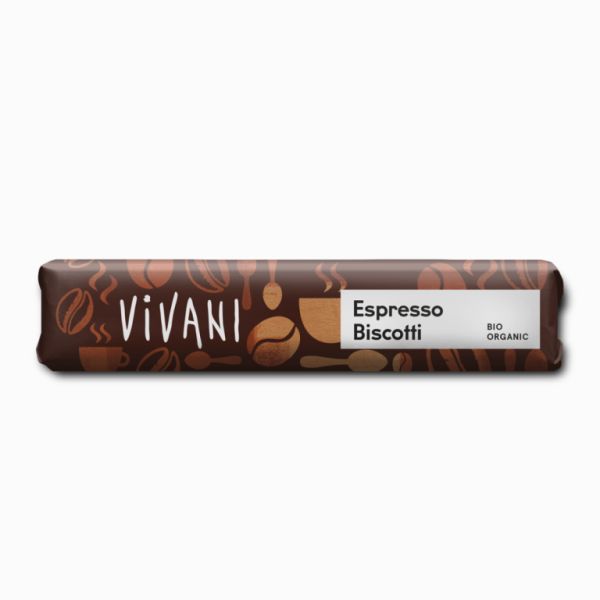 Bar Chocolate Milk Cream Coffee Bio 40 g - VIVANI