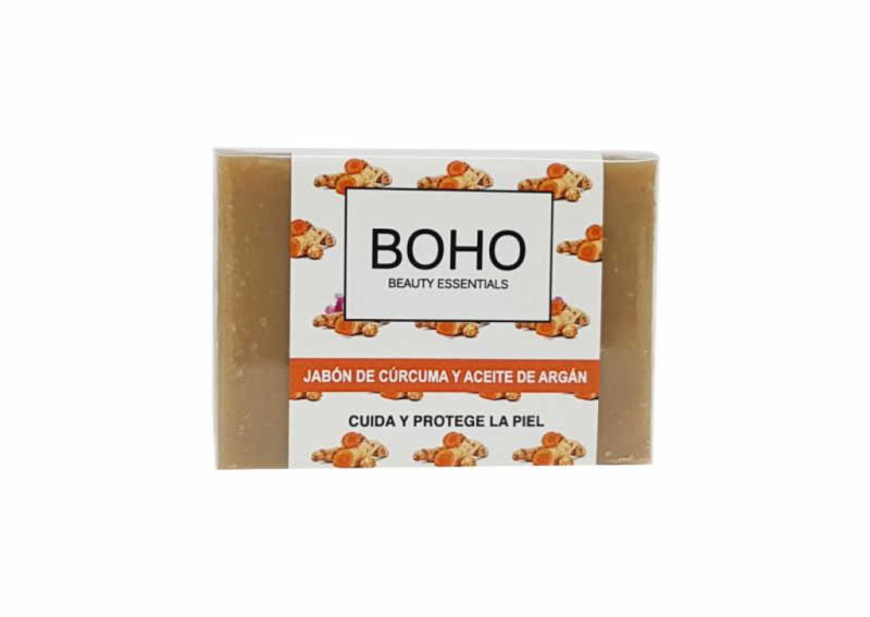 Jabón Cúrcuma y Aceite Argán 100 g - BOHO