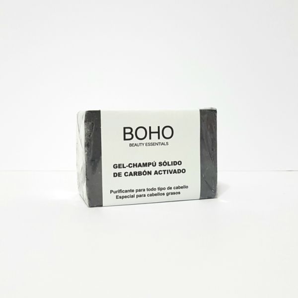 Shampoo solido al carbone attivo 60 g - BOHO