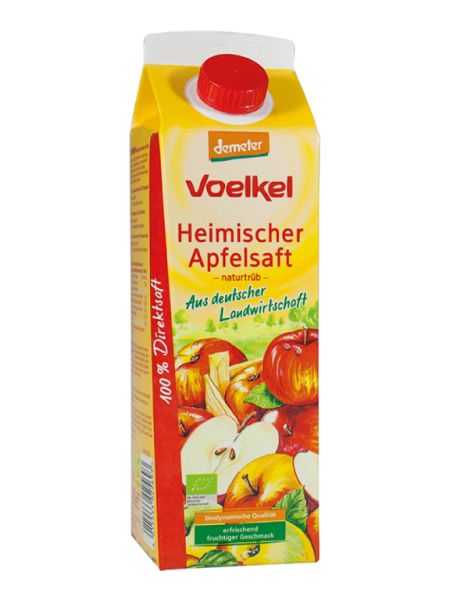 BIO APFELSAFT 1Lt - VOELKEL