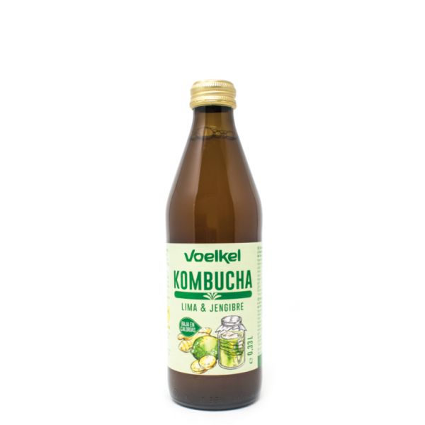 Ekologisk lime och ingefära Kombucha 330 ml