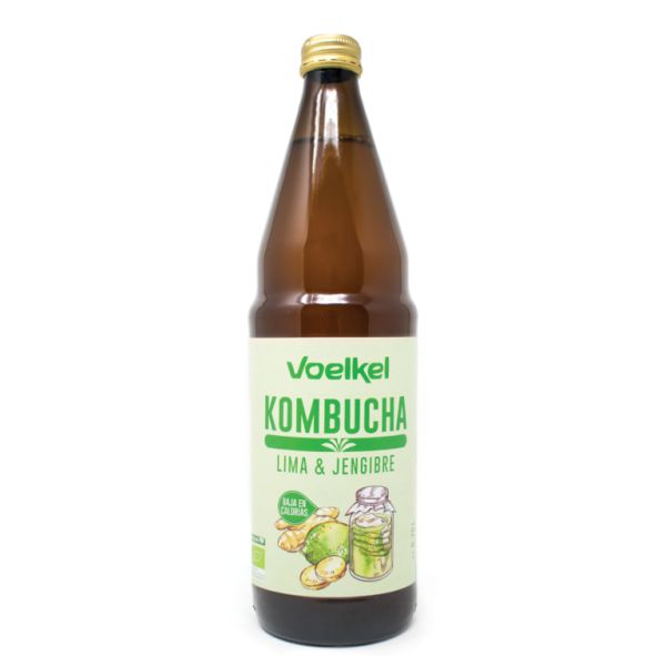 Kombucha Lima y Jengibre Bio 750 ml - VOELKEL