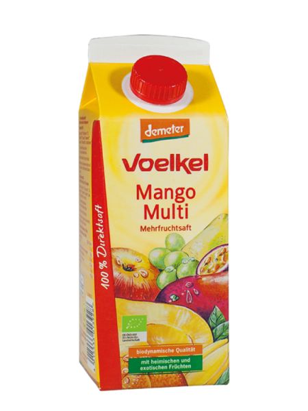 BIO MANGO JUICE WITH MULTIFRUIT 750ml - VOELKEL