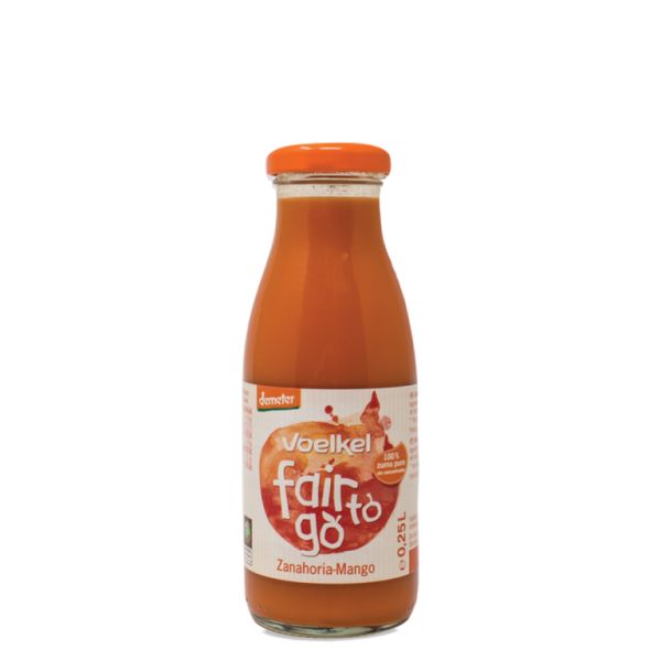 JUS DE CAROTTE ET MANGUE BIO 250ml - VOELKEL