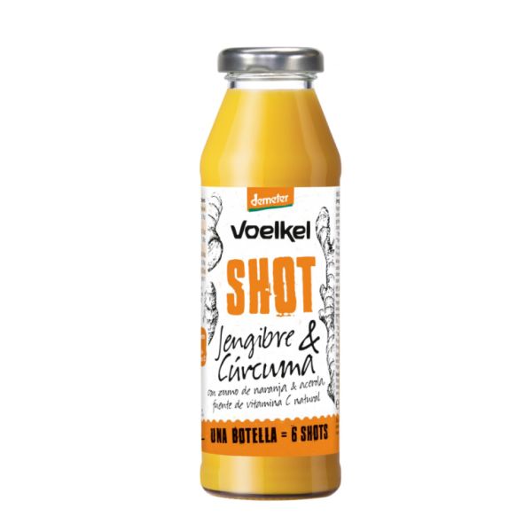 ORGANIC GINGER AND TURMERIC SHOT 280ml - VOELKEL