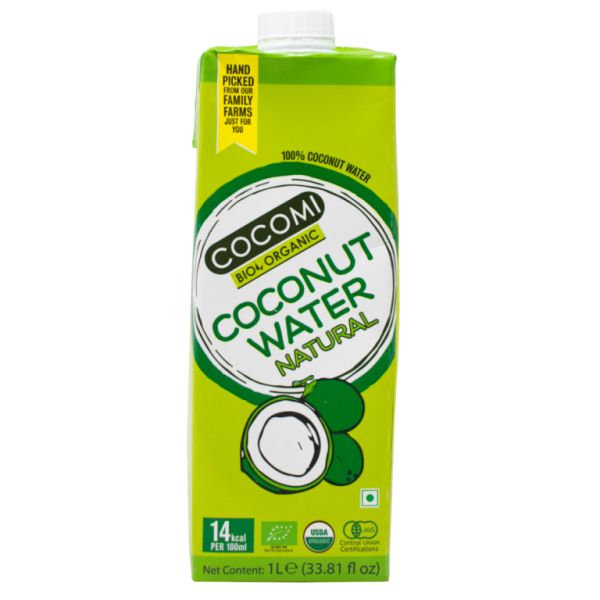 Acqua di cocco naturale BIO 1L - COCOMI