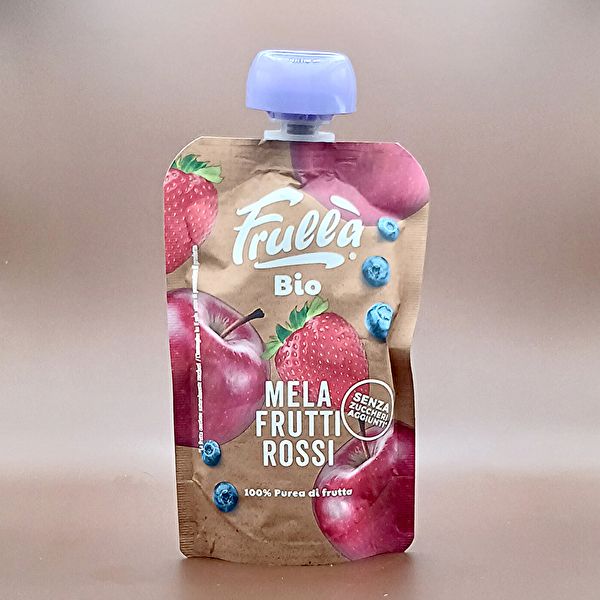 Purea di Mele, Mirtilli e Fragole Biologiche 100g Img 2