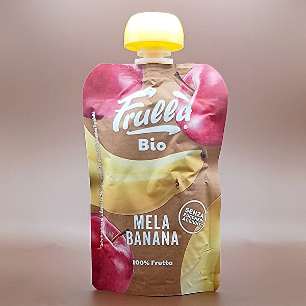 Purea di mele e banane biologiche 100g - FRULLA Img 2