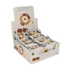 Buy ALCE NERO Organic Milk Chocolate Spelled Biscuits 28 g Box 24 Units By 33,60€