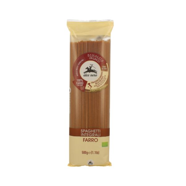 Organic wholemeal spelled spaghetti 500g