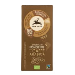 Kopen ALCE NERO Ar biga biologische koffie pure chocolade tablet 50 gr Door 2,75€