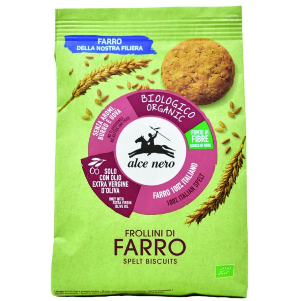 Biscotti di farro bio 300 gr - ALCE NERO