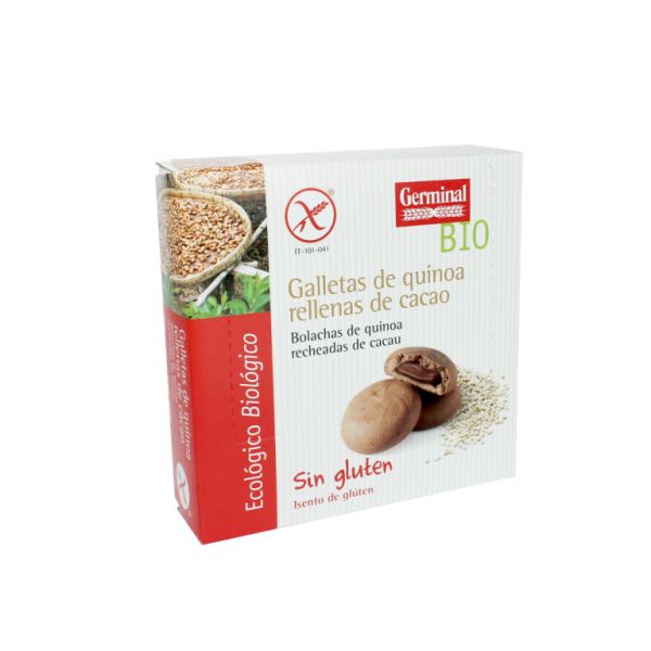 Glutenfreie Kekse, mit Quinoa gefüllt, Bio-Kakao, 200 g